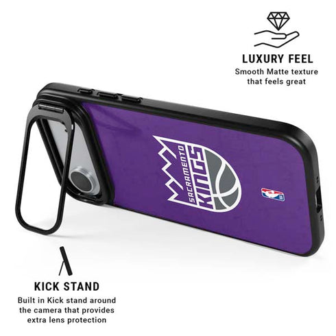 NBA Sacramento Kings Distressed iPhone 17 Air Kickstand Case