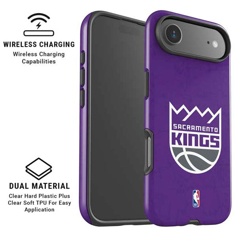 NBA Sacramento Kings Distressed iPhone 17 Air Magsafe Impact Case