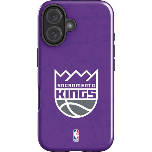 NBA Sacramento Kings Distressed iPhone 17 Impact Case