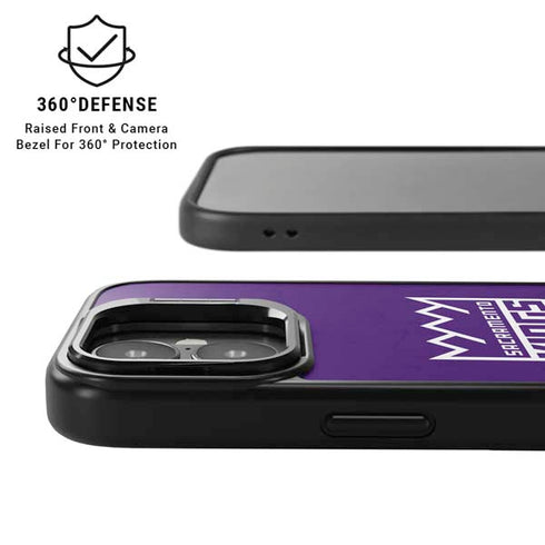 NBA Sacramento Kings Distressed iPhone 17 Kickstand Case