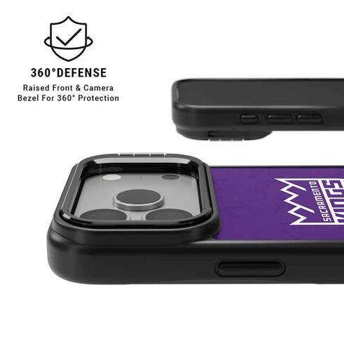 NBA Sacramento Kings Distressed iPhone 17 Pro Kickstand Case