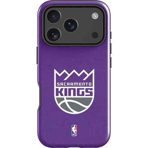 NBA Sacramento Kings Distressed iPhone 17 Pro Max Impact Case