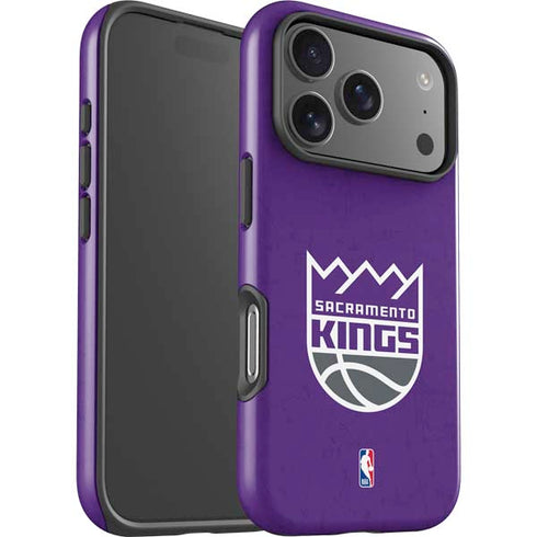 NBA Sacramento Kings Distressed iPhone 17 Pro Max Impact Case