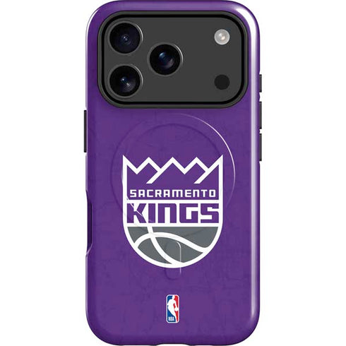 NBA Sacramento Kings Distressed iPhone 17 Pro Max Magsafe Impact Case