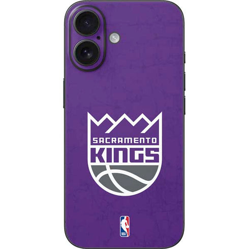 NBA Sacramento Kings Distressed iPhone 17 Skin