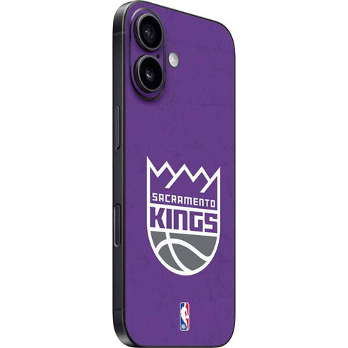 NBA Sacramento Kings Distressed iPhone 17 Skin