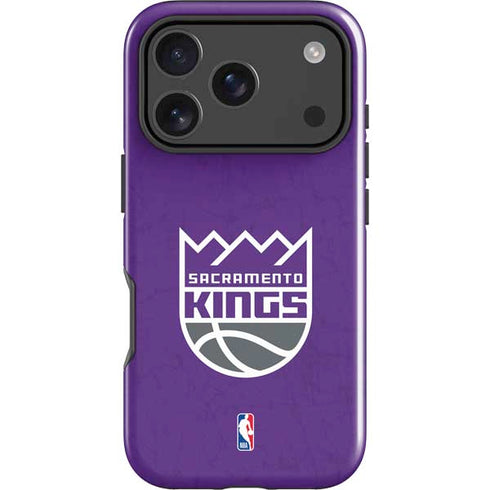 NBA Sacramento Kings Distressed iPhone 18 Pro Max Impact Case
