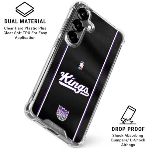 NBA Sacramento Kings Jersey Galaxy S26 Plus Clear Case
