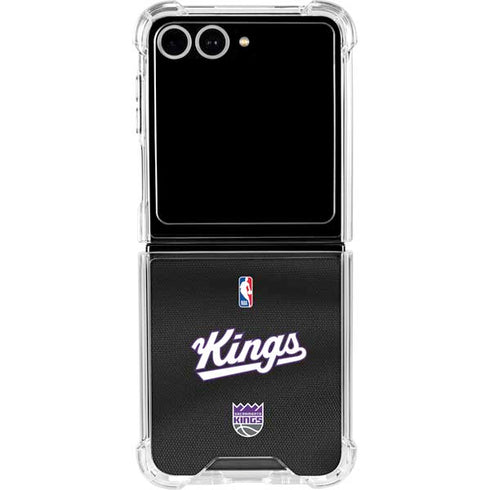 NBA Sacramento Kings Jersey Galaxy Z Flip7 Clear Case