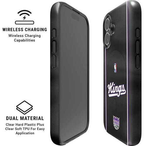 NBA Sacramento Kings Jersey iPhone 16 Magsafe Impact Case