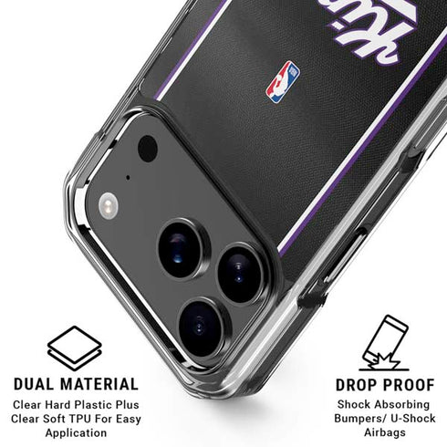 NBA Sacramento Kings Jersey iPhone 17 Pro Max Clear Case