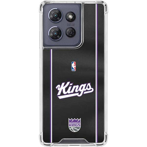 NBA Sacramento Kings Jersey Moto G Stylus 5G (2025) Clear Case