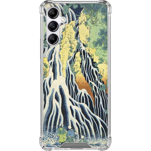Kirifuri Falls in Kurokawa Mountain by Hokusai Gabb Phone 4 Clear Case