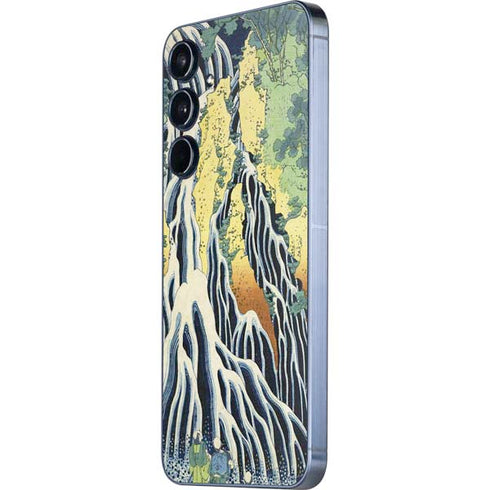 Kirifuri Falls in Kurokawa Mountain by Hokusai Galaxy A35 5G Skin