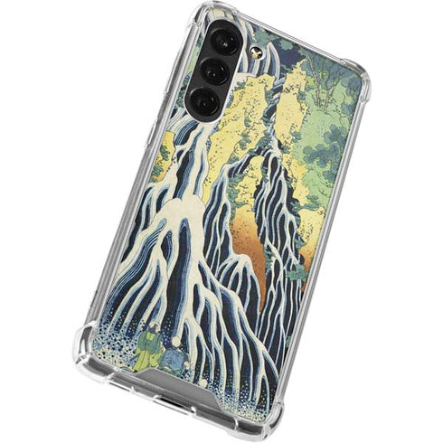 Kirifuri Falls in Kurokawa Mountain by Hokusai Galaxy S24 FE Clear Case