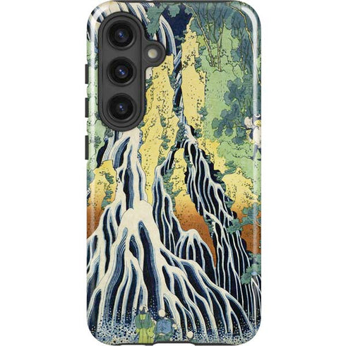 Kirifuri Falls in Kurokawa Mountain by Hokusai Galaxy S25 Impact Case