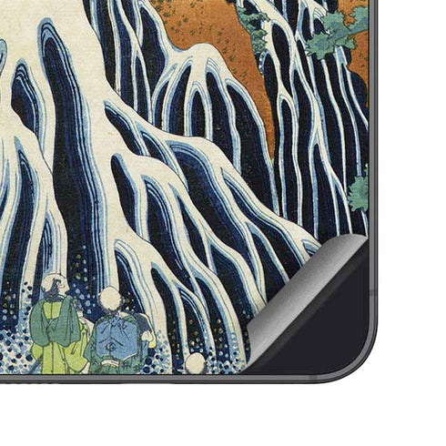 Kirifuri Falls in Kurokawa Mountain by Hokusai Galaxy S25 Plus Skin