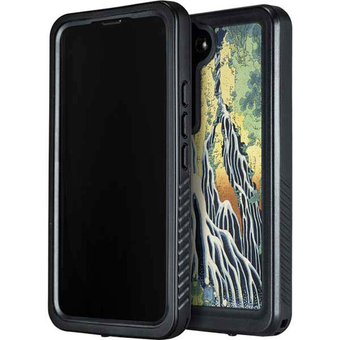 Kirifuri Falls in Kurokawa Mountain by Hokusai Galaxy S24 Plus Waterproof Case