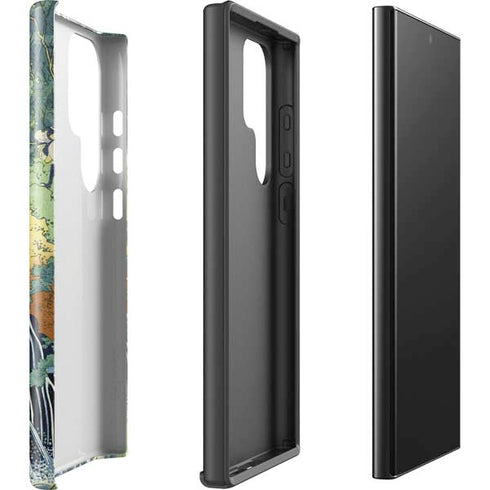 Kirifuri Falls in Kurokawa Mountain by Hokusai Galaxy S25 Ultra Impact Case