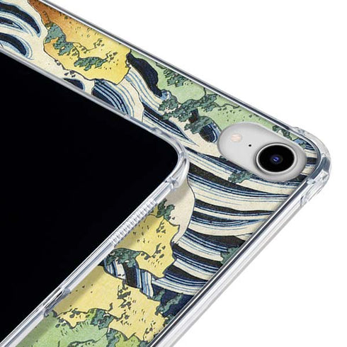 Kirifuri Falls in Kurokawa Mountain by Hokusai iPad 11th Gen (2025) Clear Case