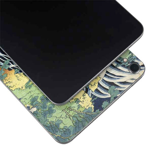 Kirifuri Falls in Kurokawa Mountain by Hokusai Apple iPad Mini Skin