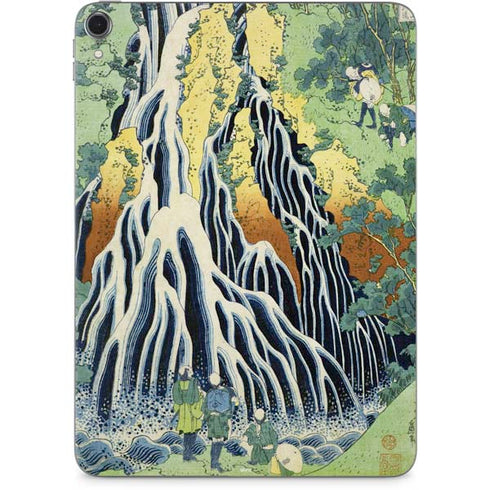 Kirifuri Falls in Kurokawa Mountain by Hokusai Apple iPad Pro Skin