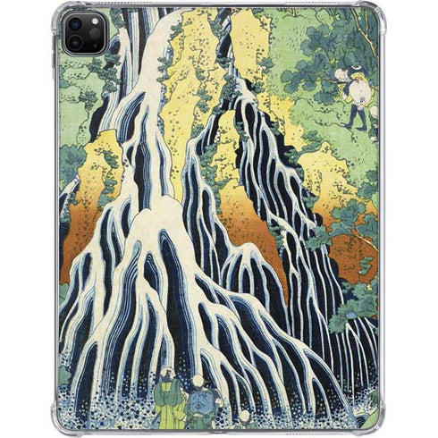 Kirifuri Falls in Kurokawa Mountain by Hokusai iPad Pro 11in (2024) Clear Case