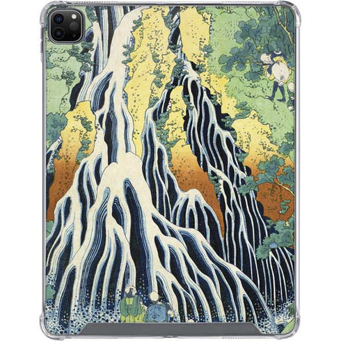 Kirifuri Falls in Kurokawa Mountain by Hokusai iPad Cases