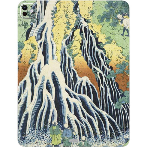 Kirifuri Falls in Kurokawa Mountain by Hokusai iPad Pro 13in M4 (2024) Skin