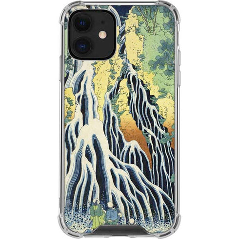 Hiroshige Kirifuri Falls in Kurokawa Mountain iPhone 12 Mini Clear Case