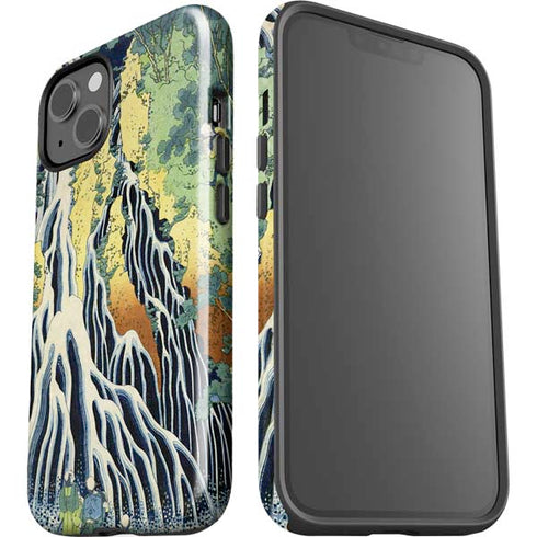 Kirifuri Falls in Kurokawa Mountain by Hokusai iPhone 15 Impact Case