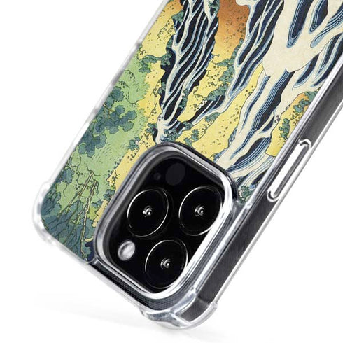 Kirifuri Falls in Kurokawa Mountain by Hokusai iPhone 16 Pro Max MagSafe Case