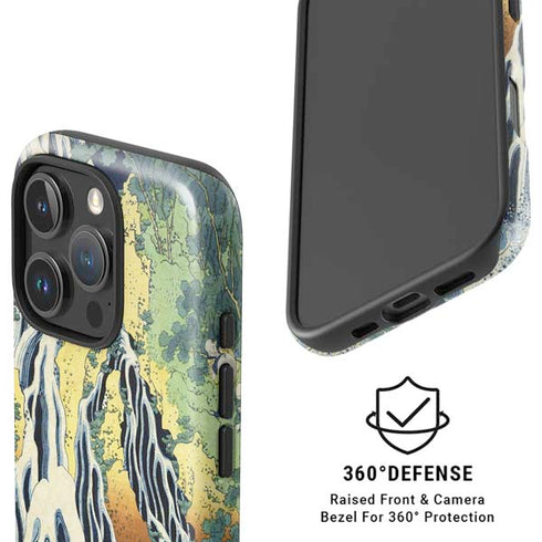 Kirifuri Falls in Kurokawa Mountain by Hokusai iPhone 16 Pro Max Magsafe Impact Case