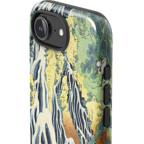 Kirifuri Falls in Kurokawa Mountain by Hokusai iPhone 16e Impact Case