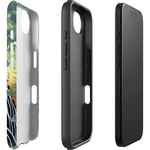 Kirifuri Falls in Kurokawa Mountain by Hokusai iPhone 16e Impact Case
