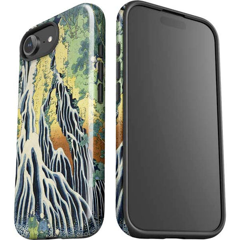 Kirifuri Falls in Kurokawa Mountain by Hokusai iPhone 16e Impact Case