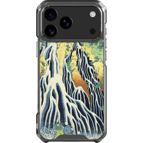 Kirifuri Falls in Kurokawa Mountain by Hokusai iPhone 18 Pro Max Clear Case