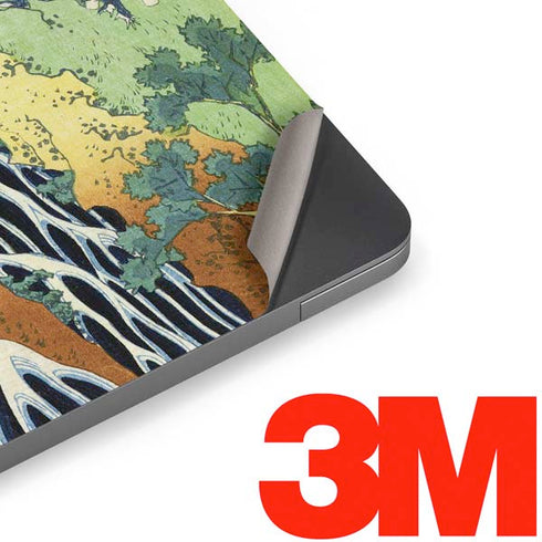 Kirifuri Falls in Kurokawa Mountain by Hokusai Apple MacBook Air Skin