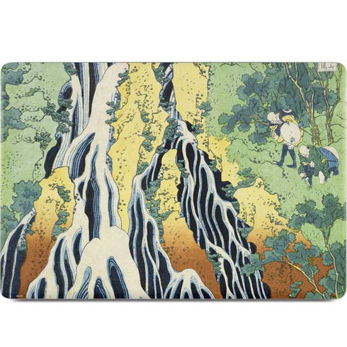 Kirifuri Falls in Kurokawa Mountain by Hokusai MacBook Skins