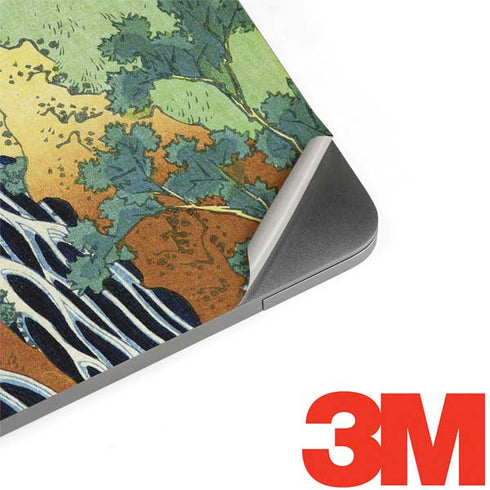 Kirifuri Falls in Kurokawa Mountain by Hokusai MacBook Skins