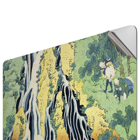 Kirifuri Falls in Kurokawa Mountain by Hokusai Apple MacBook Pro 16-inch Skin