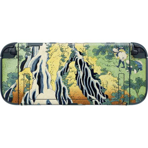 Kirifuri Falls in Kurokawa Mountain by Hokusai Nintendo Switch 2 (2025) with Joy-Con Skin