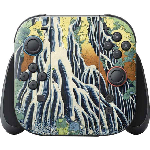 Kirifuri Falls in Kurokawa Mountain by Hokusai Nintendo Skins