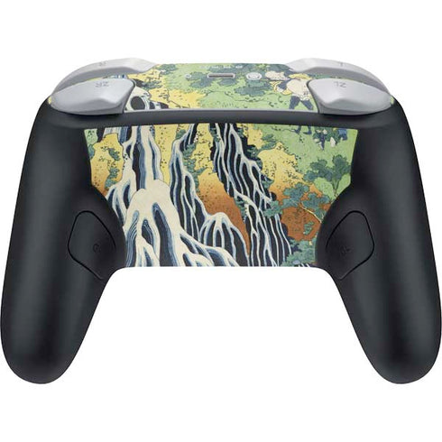 Kirifuri Falls in Kurokawa Mountain by Hokusai Nintendo Switch 2 (2025) Pro Controller Skin