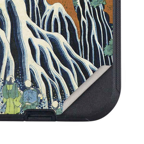 Kirifuri Falls in Kurokawa Mountain by Hokusai Otterbox Defender iPhone Skin