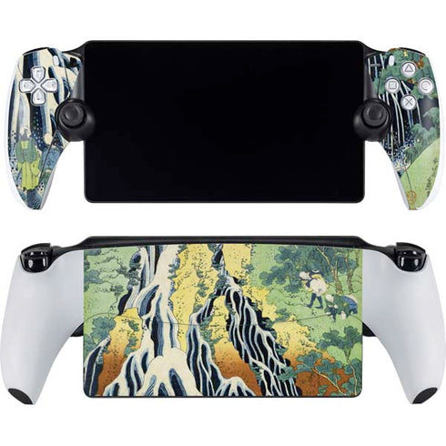 Kirifuri Falls in Kurokawa Mountain by Hokusai PlayStation PS5 Skins