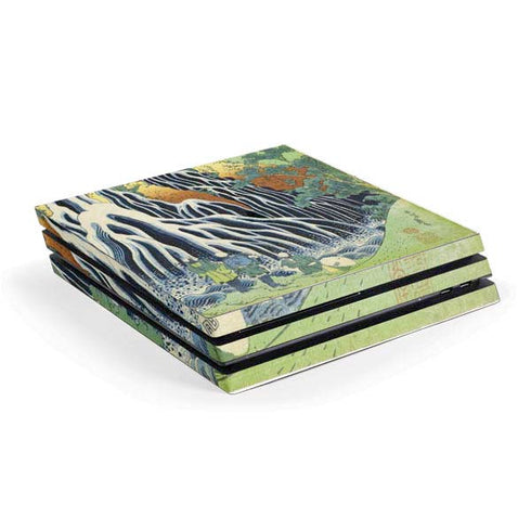 Kirifuri Falls in Kurokawa Mountain by Hokusai PlayStation PS4 Skins
