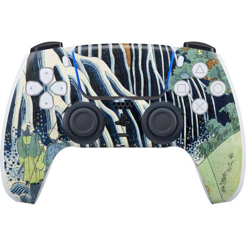 Kirifuri Falls in Kurokawa Mountain by Hokusai PlayStation PS5 Skins