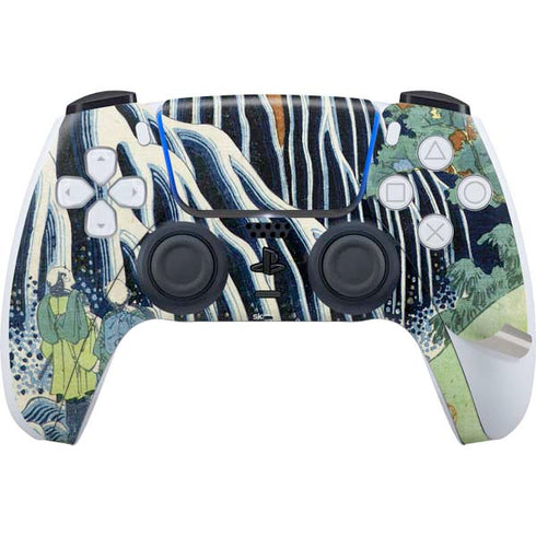 Kirifuri Falls in Kurokawa Mountain by Hokusai PS5 Pro Bundle Skin