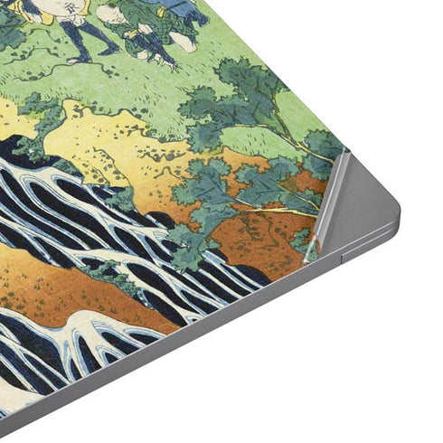 Kirifuri Falls in Kurokawa Mountain by Hokusai Laptop Skins